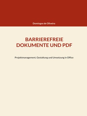 cover image of Barrierefreie Dokumente und PDF